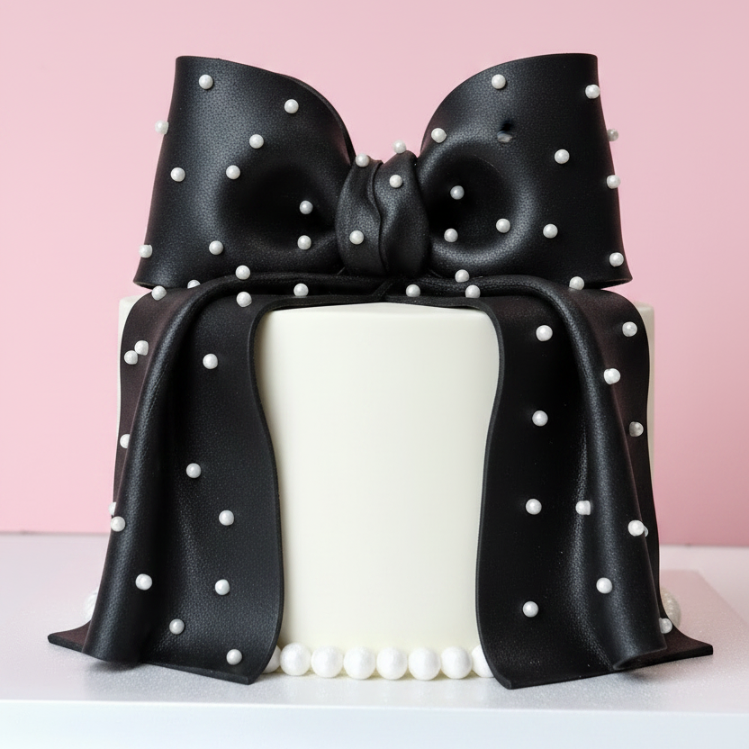 Pearl Bow Cake