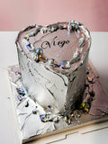 Canva Mettalic Diamond cake