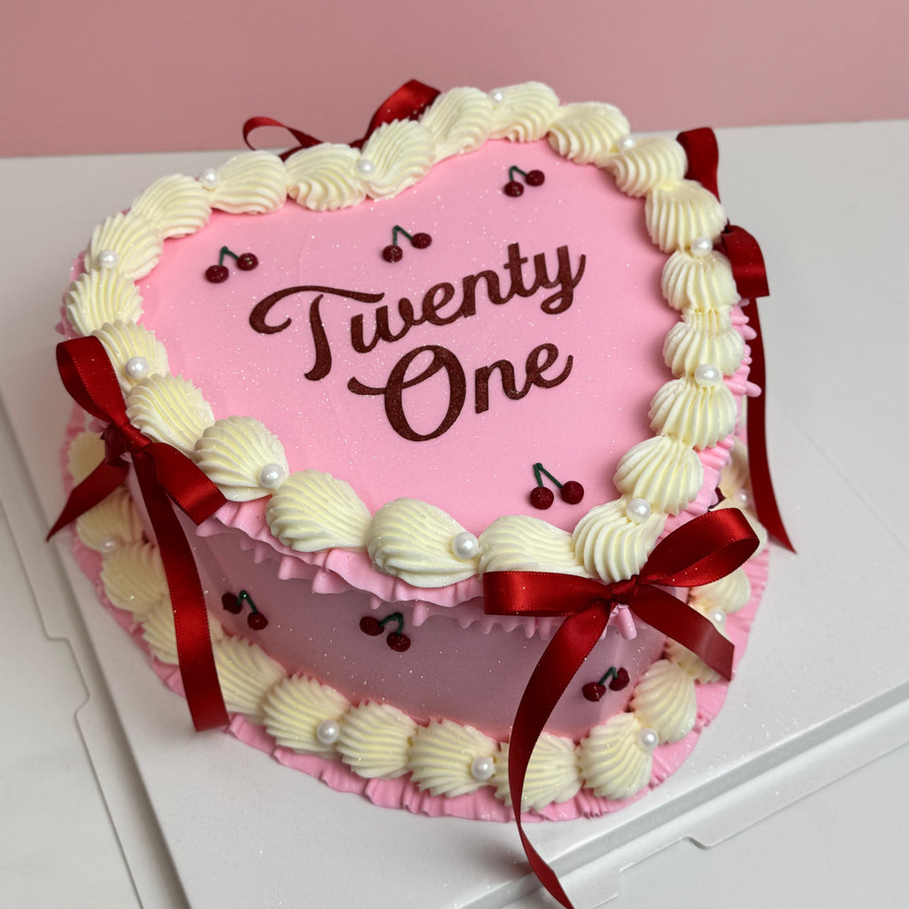 Cherry Pattern Cake