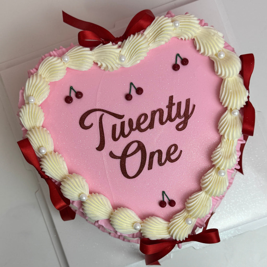 Cherry Pattern Cake
