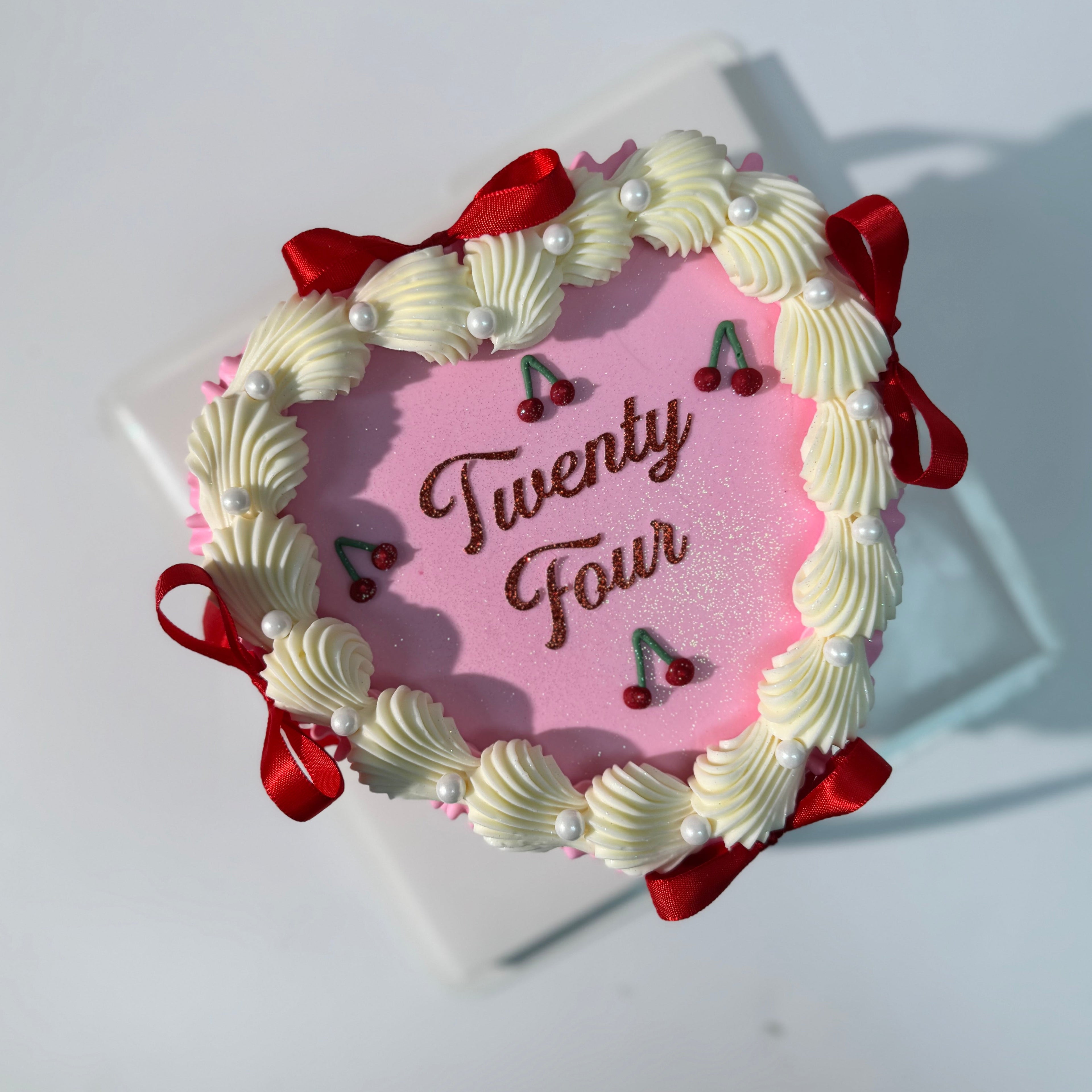 Cherry Pattern Cake