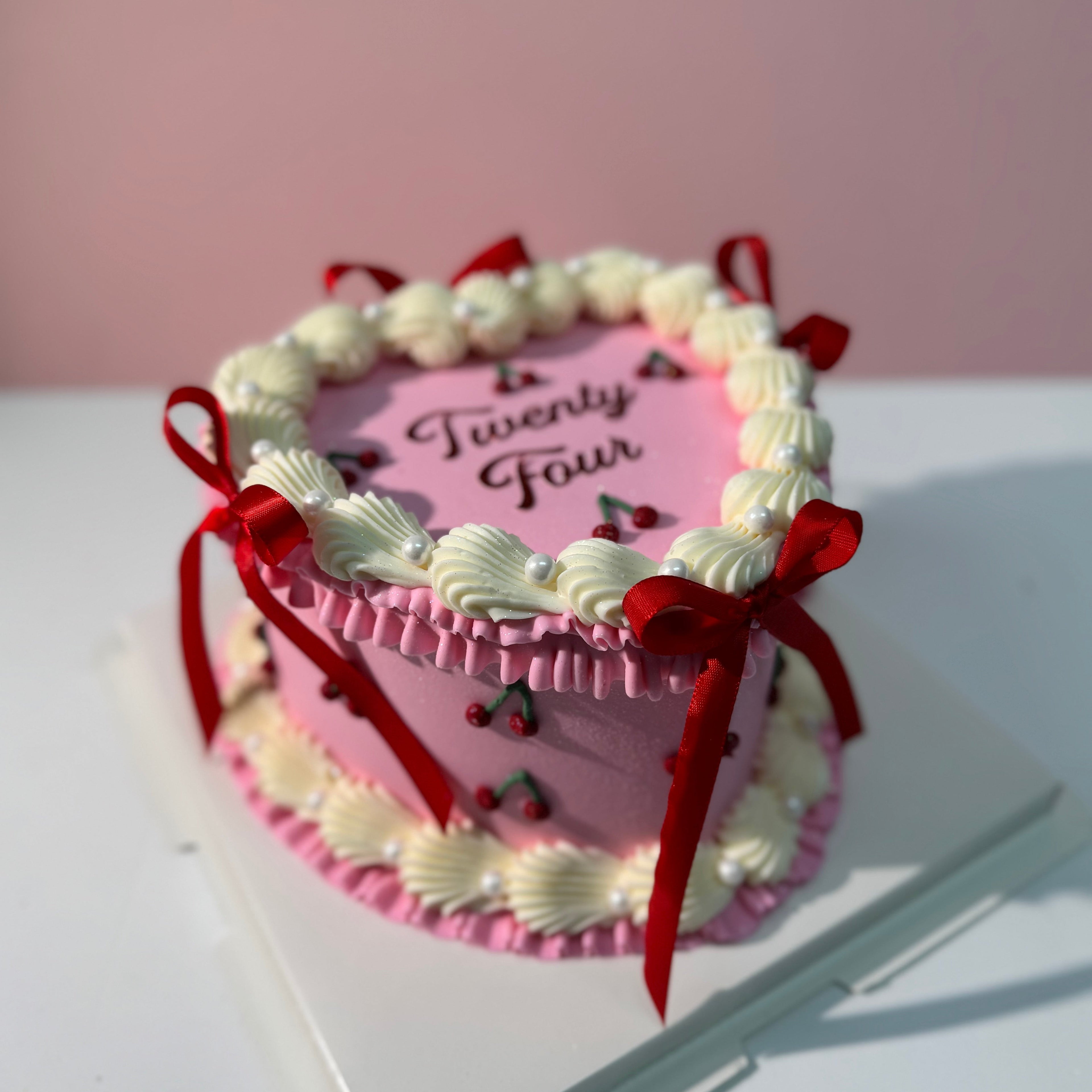 Cherry Pattern Cake